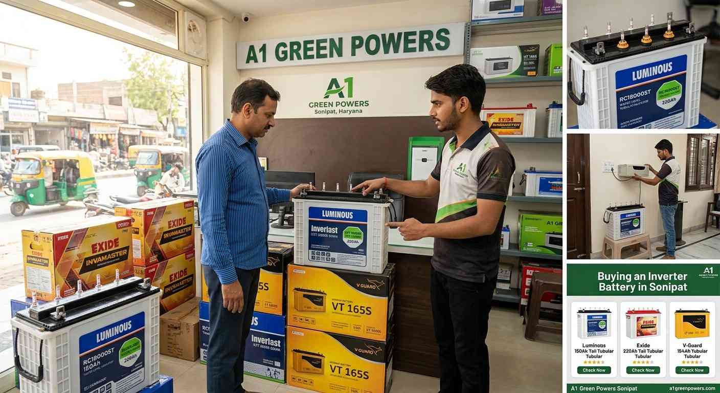 Best Inverter Battery Shop in Sonipat