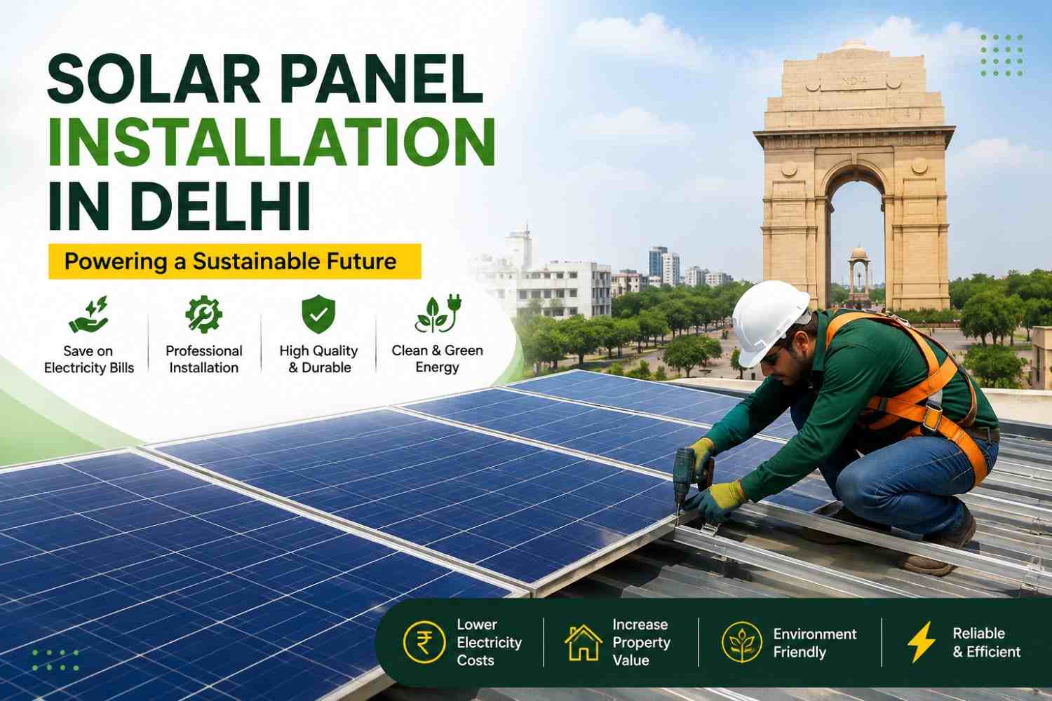 Solar Panel Installation in Delhi