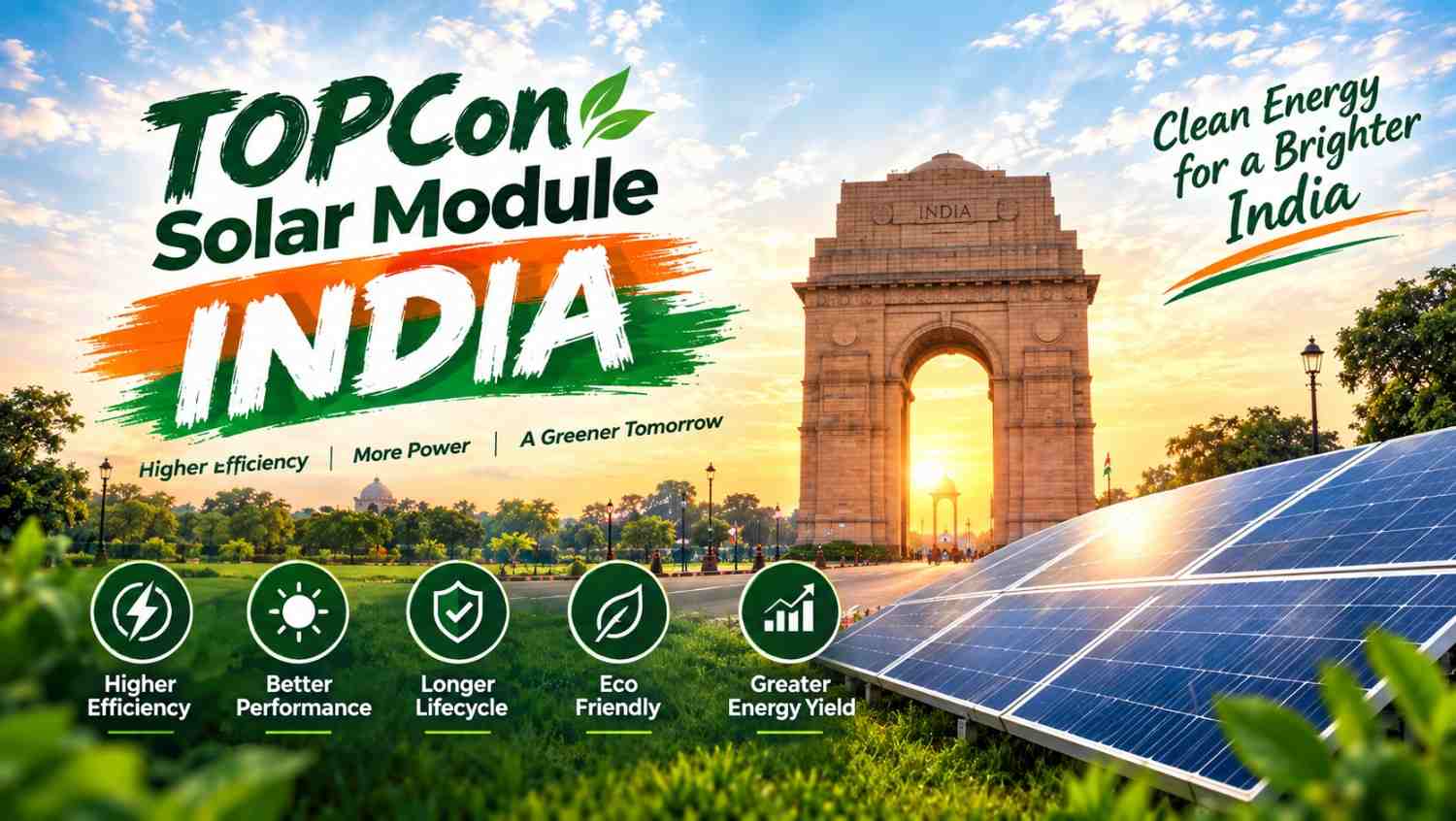 TOPCon Solar Module India
